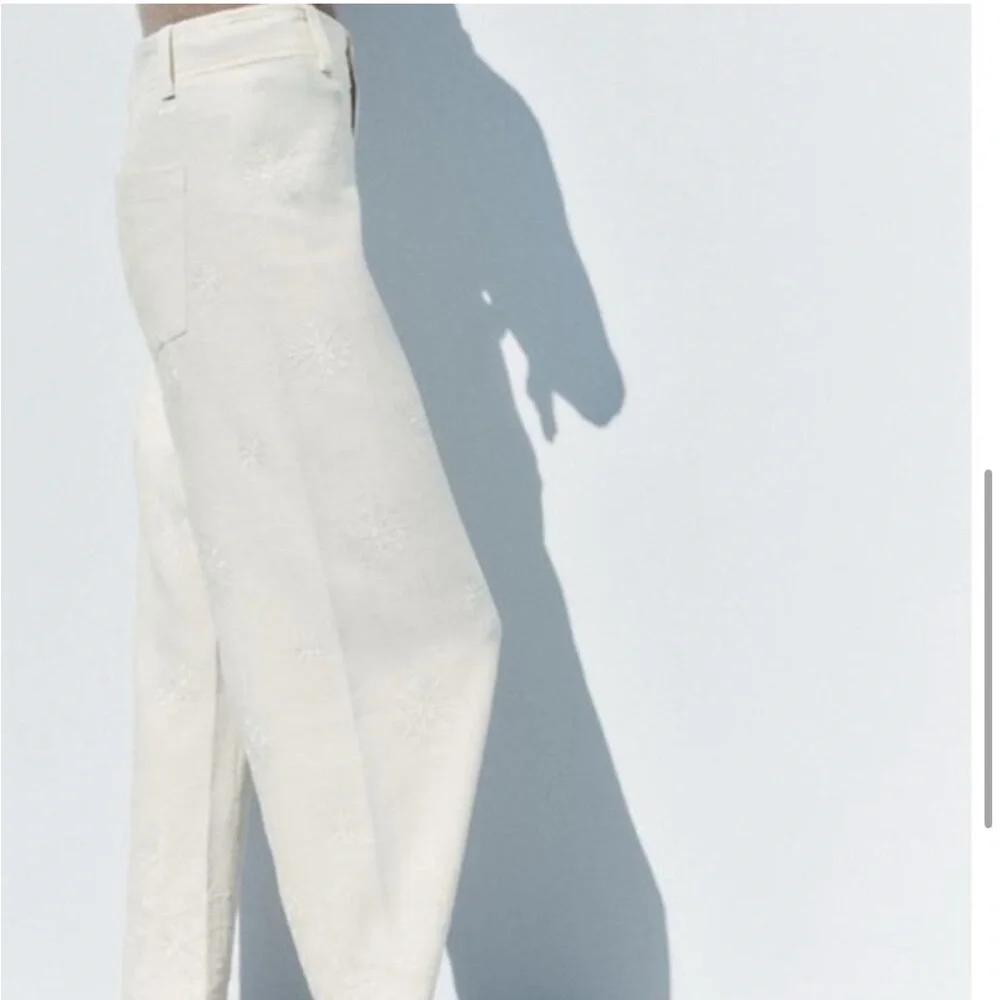 NEW ZARA EMBROIDERED SUMMER /VACATION PANTS SIZE S  🚨NO DISCOUNT